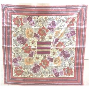 Oscar De La Renta Accessory Street Floral Scarf